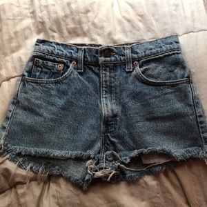 Levi’s high waisted shorts